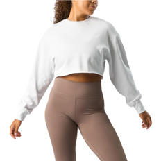 Icaniwill nimble ICANIWILL Nimble Cropped Crewneck - White