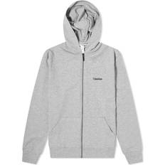 Calvin Klein Dam Överdelar Calvin Klein Full Zip Hoodie Grey Heather