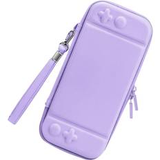 Nintendo Switch Switch OLED Opbevaringstaske m. Lynlås - Lilla