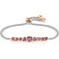 Nomination Crystal Hearts Bracelet - Purple