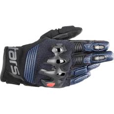 Équipement Moto Alpinestars Halo Leather Gants Dark Blue/black