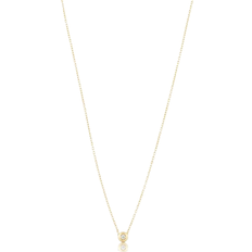 Carolina gynning älskad Gynning Jewelry Loved Mini Necklace - Gold/Transparent