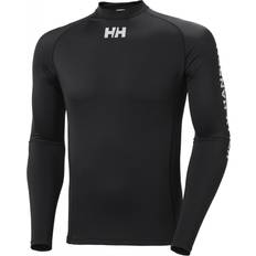 Helly Hansen Water Sport Clothes Helly Hansen Waterwear Rashguard Black