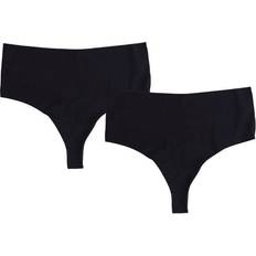 Pierre Robert Trosor Pierre Robert Stringtrosor High Waist Invisible Mikrofiber Polyamid Black