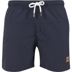 Vattenavvisande Badkläder Urban Classics Badbyxor av Block Swim Shorts Herr marinbl