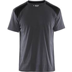 Tøj Blåkläder 3379 T-shirt - Mellemgrå/Sort
