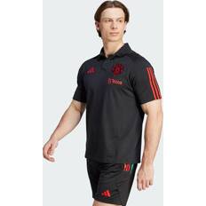 Corduroy Polo Shirts adidas Man Utd Polo Shirt - Black