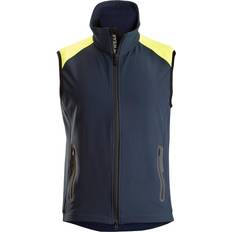 Snickers FlexiWork vest, Marine/Neon Gul