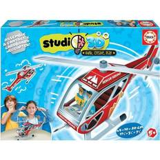 Metal 3D-Jigsaw Puzzles Educa Rescue Helicopter Studio 3D 14 Pieces