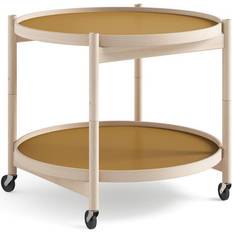 Beige Mesas auxiliares Brdr. Krüger Carrito Bølling Tray Table 60 Sunny Mesa auxiliar