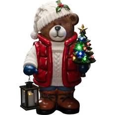 Resin Christmas Lights Konstsmide Teddy Bear Large Multicolored Christmas Lamp 65.5cm