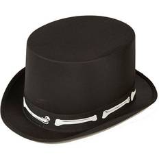 Herrer Hovedbeklædninger Kostumer Viving Costumes Knochen Top Hat 59 cm, One Size