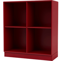 Møbler Montana Furniture Show Hylde 69,6 x 69,6 cm Sokkel 7 cm 165-Beetroot Bogreol 69.6cm