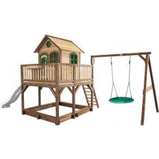 Spielplätze reduziert Axi Spielhaus Liam braun B/H/L: ca. 541x291x277 cm