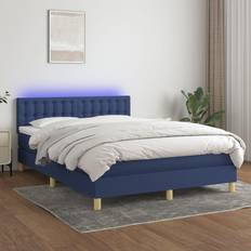 Senge & Madrasser vidaXL med LED-lys stof Kontinentalseng