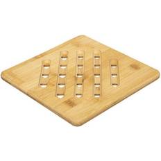 Leinen Platzdeckchen BigBuy Home Untersetzer Karriert Platzdeckchen Braun