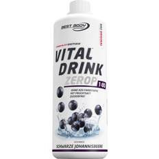 Bevande Sportive ed Energetiche Best Body Nutrition Vital Drink Konzentrat 1000ml schwarze Johannisbeere