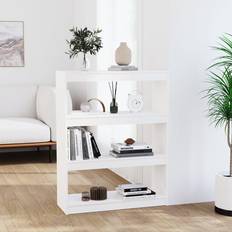 vidaXL 80x30x103,5 massivt Bogreol