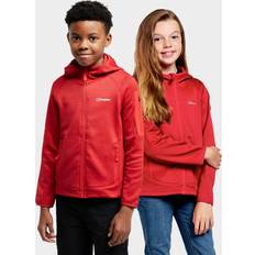 Red Tops Berghaus Kids' Privatale Full-Zip Hoodie, Red