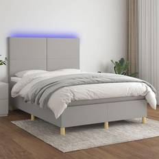 Senge & Madrasser vidaXL LED-lys stof Kontinentalseng