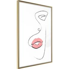 Artgeist Inramad Tavla Temptation 30x45 Guldram Poster