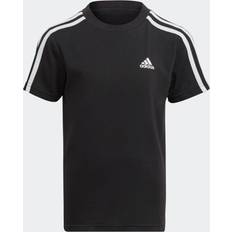 Tops on sale Adidas Essentials 3-Streifen T-Shirt Kinder 095A black/white