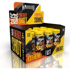 Warrior Supplements Rage Energy Shote 12 x 60 ml Tropical Sourz