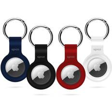 Epico Silicone Cover with Keyring for AirTag 4-Pack