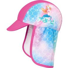 Playshoes Flickor UV-skydd badmössa sjöjungfru solhatt, rosa, ROSA