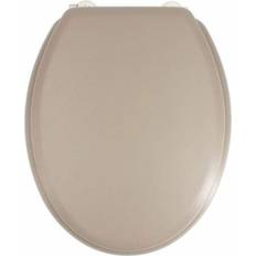 Beige Abattants de toilette Gelco Abattant Duplo Poudre De Bambou Beige