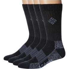 Columbia Underwear Columbia Men's Moisture Control Basic Crew Sock 4-pack - Black