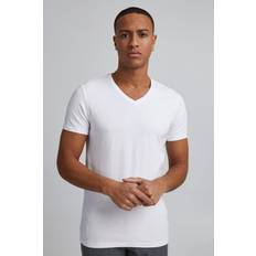 T shirt 95 bomull 5 elastan Casual Friday T-shirt Vit av 95% Bomull, 5% Elastan, för Herr