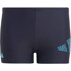 Adidas Polyester Swim Shorts Adidas Kinder Badehose BAR LOG BOXER