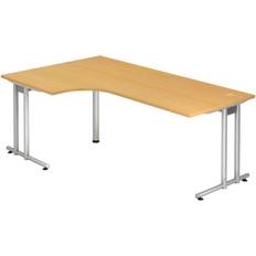 Skrivbord 90 Hammerbacher 200x120cm 90° Schreibtisch