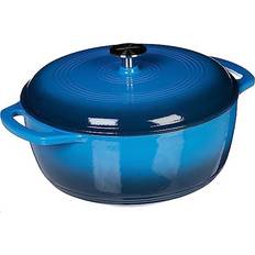 Amazon Basics Enameled Dutch Oven med låg