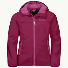 Lila Shelljacken Jack Wolfskin Unisex Kinder Fourwinds Kids Ruby, 176