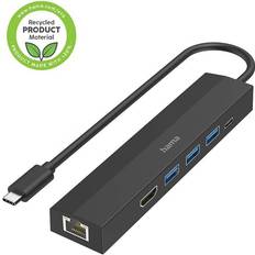 Hama USB-C Multiport Adapter 6 portar