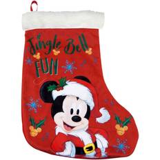 Bas Chaussette de Noël Mickey Mouse Happy Smiles 42 cm Polyester Bas