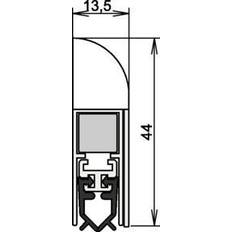 Accessoires pour Appareils Électroménagers Blancs Türdichtung Wind-Ex 1-310, 1-s.L.1110mm Alu.silberf.HLT ATHMER