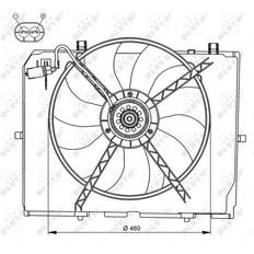 NRF Radiator Fan 47066