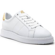 Polo Ralph Lauren Dam Sneakers Polo Ralph Lauren Angeline IV Action Leather W - RL White/RL Gold