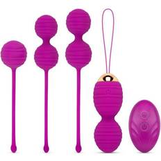 Kegel Ball Set with Remote Control Purple