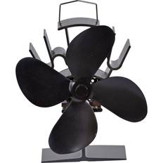 Ventilatori per stufa Kleining Firefix 2100 Ventilatore Stufa Nero
