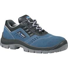 Scarpe di sicurezza saldi U-Power Sicherheitsschuh Boss Gr.41, blau/schwarz Leder S1P SRC EN20345