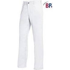 1473-060-21-55 Arbetsbyxor Med Elastisk Rygg 300 00 g/m² Ren Bomull Vit