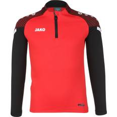 Schwarz T-Shirts JAKO Performance Ziptop Trainingslongsleeve Kinder