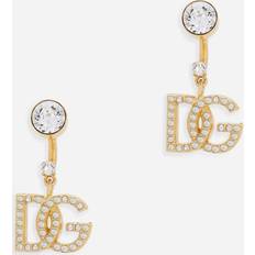 Dolce & Gabbana Örhängen Dolce & Gabbana Earrings with DG logo and rhinestones