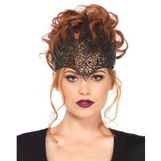 Leg Avenue Women Royal Black Crown Halloween Accessory