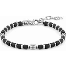 Nomination Black Bracelets Nomination Instinct Stainless Steel Black Hematite Bracelet