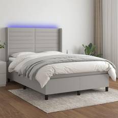 Senge & Madrasser vidaXL LED-lys stof Kontinentalseng